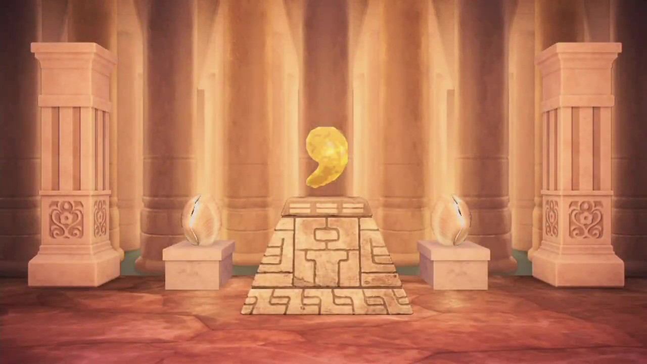 玩家在《動森》中重現《薩爾達傳說王國之淚》的初始空島場景