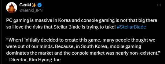 《星刃》總監：韓國主機遊戲難做 市場都被手遊主導