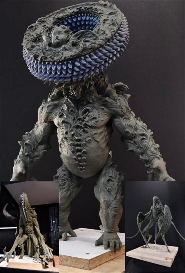 《星刃》怪物黏土模型公布：刻意設計成毛骨悚然的模樣