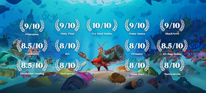 滿屏高分魂類遊戲《蟹蟹尋寶奇遇》媒體贊譽圖公布