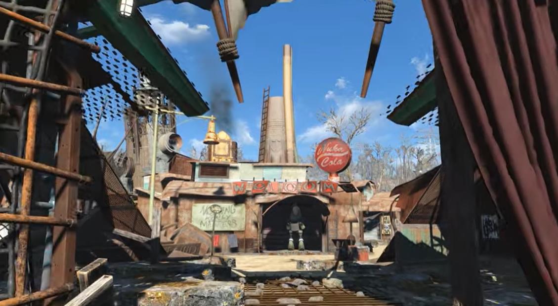 《異塵餘生4》玩家建造了一座垃圾鎮：內設商店和NPC